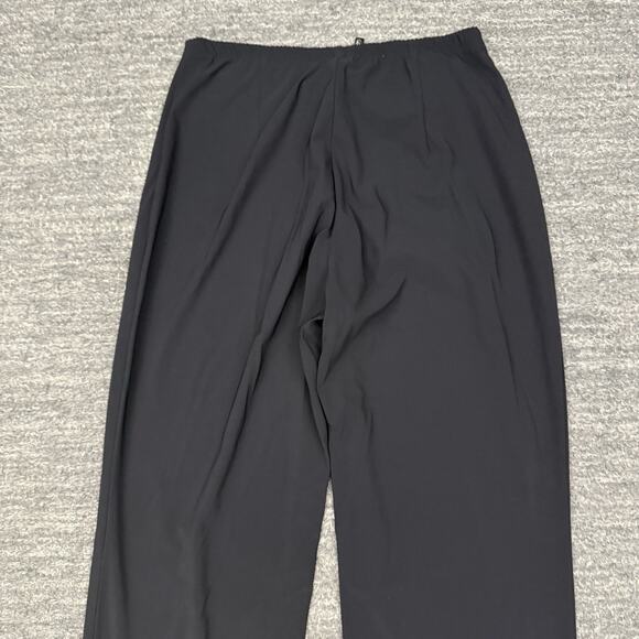 Porto San Francisco Pants Women 3 Large Black Traveler Lightweight Straight Leg - Picture 12 of 13